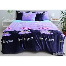 Комплект постільної білизни TAG Tekstil мікрофібра Сімейний 000267727 (ALM1910)