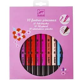 Фломастери-кисті двосторонні Djeco Дівчата, 10 шт. (DJ08802)