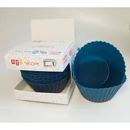 Форма силіконова Mys Silicone для випікання кексів Кошик 7 см 12 шт. (45067) - мініатюра 4