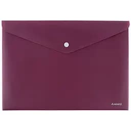 Набор папок A4 Axent Earth colors на кнопке 12 шт. бордо (1412-07-A)