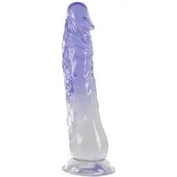 Фалоімітатор Crystal Clear Dildo 22.5 см мульти