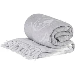 Плед Love You Собаки бавовняний 140х200 см світло-сірий (4144)