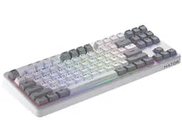 Клавиатура игровая механическая HATOR HTK-851UA White Wireless Rockfall 3 TKL Mecha orange, QMK/VIA - мініатюра 3