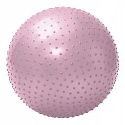 М'яч для фітнесу (фітбол) 4FIZJO 65 см масажний Anti-Burst 4FJ0617 Pink (P-5905973400220) - мініатюра 2