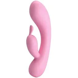Вибратор-кролик Pretty Love Hugo 16.5 см светло-розовый