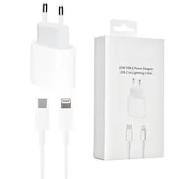 Зарядний пристрій 20Вт USB-C Power Adapter + кабель Lightning (S17199)