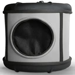 k&h Mod Capsule будиночок-переноска для собак і котів сірий/чорний 43.18x43.18x39.37 см