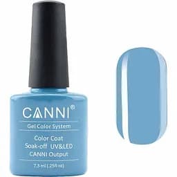 Гель-лак Canni Color Coat Soak-off UV&LED 37 сіро-блакитний 7.3 мл