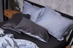 Набір наволочок Moon&Star Satin Premium Skyline Gray 40х40 см 2 шт - мініатюра 2