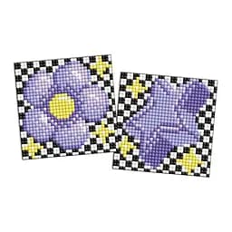 Алмазна мозаїка "LOL Surprise! Фіолетова квітка і зірка" Ідейка AMS1180 на самоклеючій основі 9х9 см