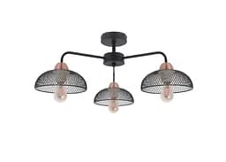 Люстра Brille лофт стельова в спальню E27 60W BK (BL-592C/3)