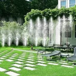 Система туман 10 м туманоутворювач для альтанок Patio Mistcooling Lit BD-10FT
