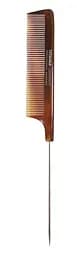 Гребінець-планка Titania Prof Havannah з металевою ручкою, 21,5 см, коричневий (1806-8)