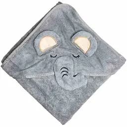 Дитячий рушник з капюшоном MGZ-0640(Gray) розмір 80х80 см