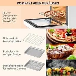 Парова піч фритюрниця духовка Klarstein Vita Pro 2450 Вт (10041334) - мініатюра 4