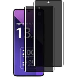 Защитное стекло DK для Xiaomi Redmi Note 14 Pro 3D Антишпион Full Glue 020542 black 2 шт.