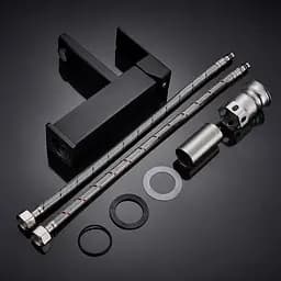 Змішувач для умивальника Wezer PRO1-02-BLACK, Чорний матовий - мініатюра 4