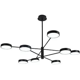 Світильник стельовий Miorro LED Fiori з пультом ДУ 92W 2700-6000К чорний (51-313-003) - мініатюра 3