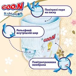 Набір трусики-підгузки Goo.N Premium Soft розмір 3(M) 7-12 кг доу-пак 100 шт. - мініатюра 5