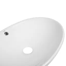 Умивальник Qtap Dove 630x415x160 White QT06118168W, Білий - мініатюра 5