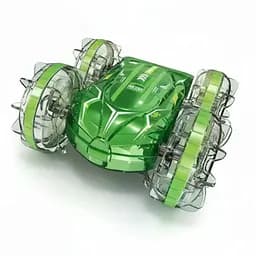 Радіокерована машина-амфібія DH 666-91 B-1-01, 360°, акум. 3.7V, браслет 2.4GHz, вологозахист, перевертиш, Зелена