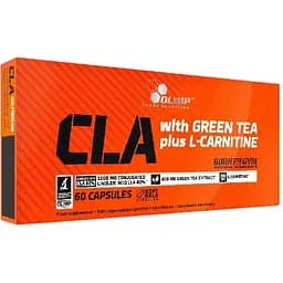 Жиросжигатель Olimp CLA with Green Tea plus L-Carnitine, 60 капсул - Sport Edition
