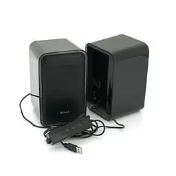 Колонки Kisonli X21B, 2x10W, USB/RGB light/BT, DC: 5V/1-2A, Black, BOX, Q15 - мініатюра 4
