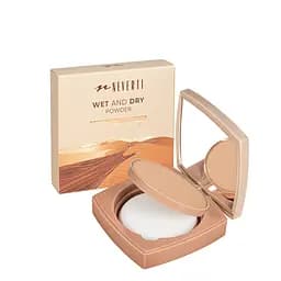 Пудра для обличчя Neverti Wet&Dry (NP201), 006 Medium Beige Бежеваа