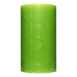 Свічка Pragnis Рустик, 5,5х10 см, зелена (C5510-576)