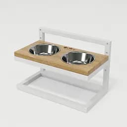 Hollky Flex S — миски на регульованій підставці для маленьких собак (2 × 0.450 л) - мініатюра 2