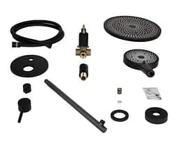 Душова система універсальна Qtap Scorpio Black Matt прихованого монтажу QTSCO113BLM45897 - мініатюра 9