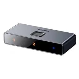 Разветвитель HDXiaomi Baseus Matrix HDXiaomi Splitter 2-in-1 или 1-in-2 Space CAHUB-BC0G Grey
