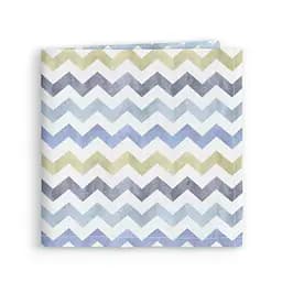 Пелюшки муслінові Cosas Zigzag 75x75 см, небесні - мініатюра 2
