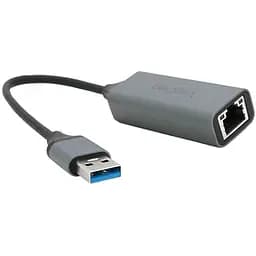 Контролер USB 3.0 to Ethernet VEGGIEG V-K306 Мережевий адаптер 100 / 1000Mbps з проводом, RTL-8152B, Aluminum, Blister-Box - мініатюра 2