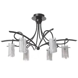 Люстра стельова Brille E14 60W BK (LK-523C/6)