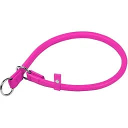 Нашийник-зашморг Waudog Glamour з QR паспортом, ривковий (4823089301921)