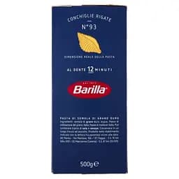 Макаронні вироби Barilla Conchiglie Rigate №93 500 г - мініатюра 4