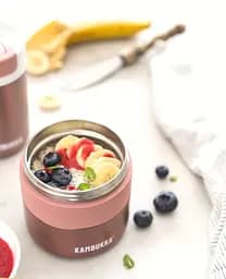 Термоконтейнер для їжі Kambukka Bora Misty Rose, 400 мл, попелясто-рожевий (11-06004) - мініатюра 5