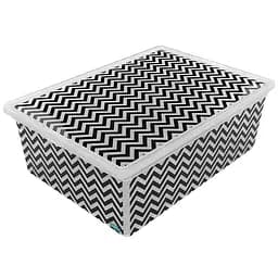 Коробка Qutu Light Box Zig Zag 25 л 52.5х37х17.5 см (LIGHT BOX с/к ZIG ZAG 25л.)