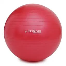 М'яч для фітнесу (фітбол) Cornix 85 см Anti-Burst XR-0252 Red - мініатюра 2
