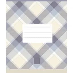 Тетрадь общая Школярик Plaid pattern в клетку 18 листов 25 шт. (018-3345K)