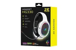 Гарнітура ігрова 2E Gaming HG330 RGB 3.5 мм White (2E-HG330WT) - мініатюра 2