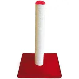 Когтеточка для котов Croci Berlin Red столбик на подставке 40x40х62 см