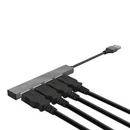 Концентратор Trust Halyx Aluminium 4-Port Mini USB Hub (23786_TRUST) - мініатюра 2