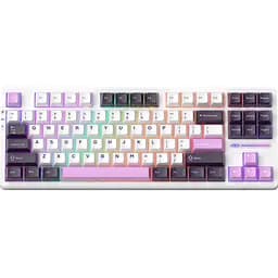 Клавиатура MageGee Light 87 USB Ivory White Switch Purple Jade (6971969728745-UA)