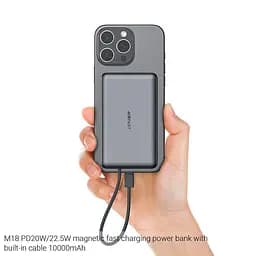 Павербанк Acefast Black 10 000 mAh / 22.5 Вт (6974316284017) - мініатюра 5