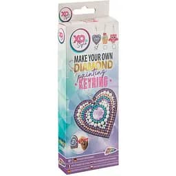 Брелок с алмазным рисунком Grafix Diamond Painting Мозаика Сердце (200009_2)