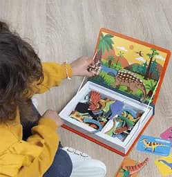 Магнітна книга Динозаври 50ел Janod det0017725 - мініатюра 3