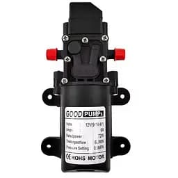 Насос Good Pumps для опрыскивателя аккумуляторного мембранный водяной высокого давления Sprayer 12В x 3.1л/мин 72 Вт