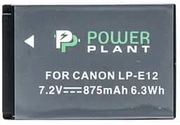 Акумулятор PowerPlant Canon LP-E12 875mAh - мініатюра 2